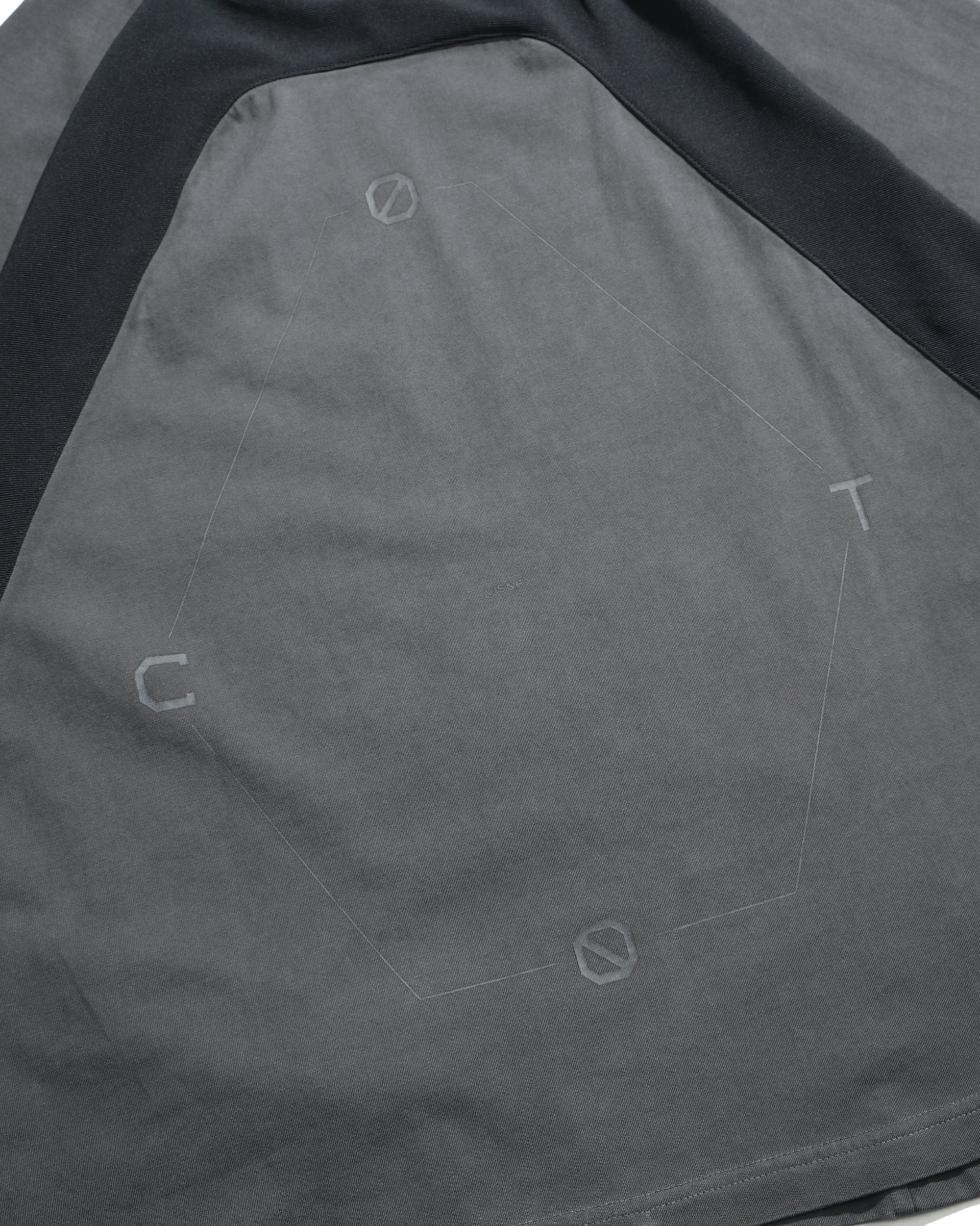 S26-S1-T1 / Visor Washed Panel Tee (Black)