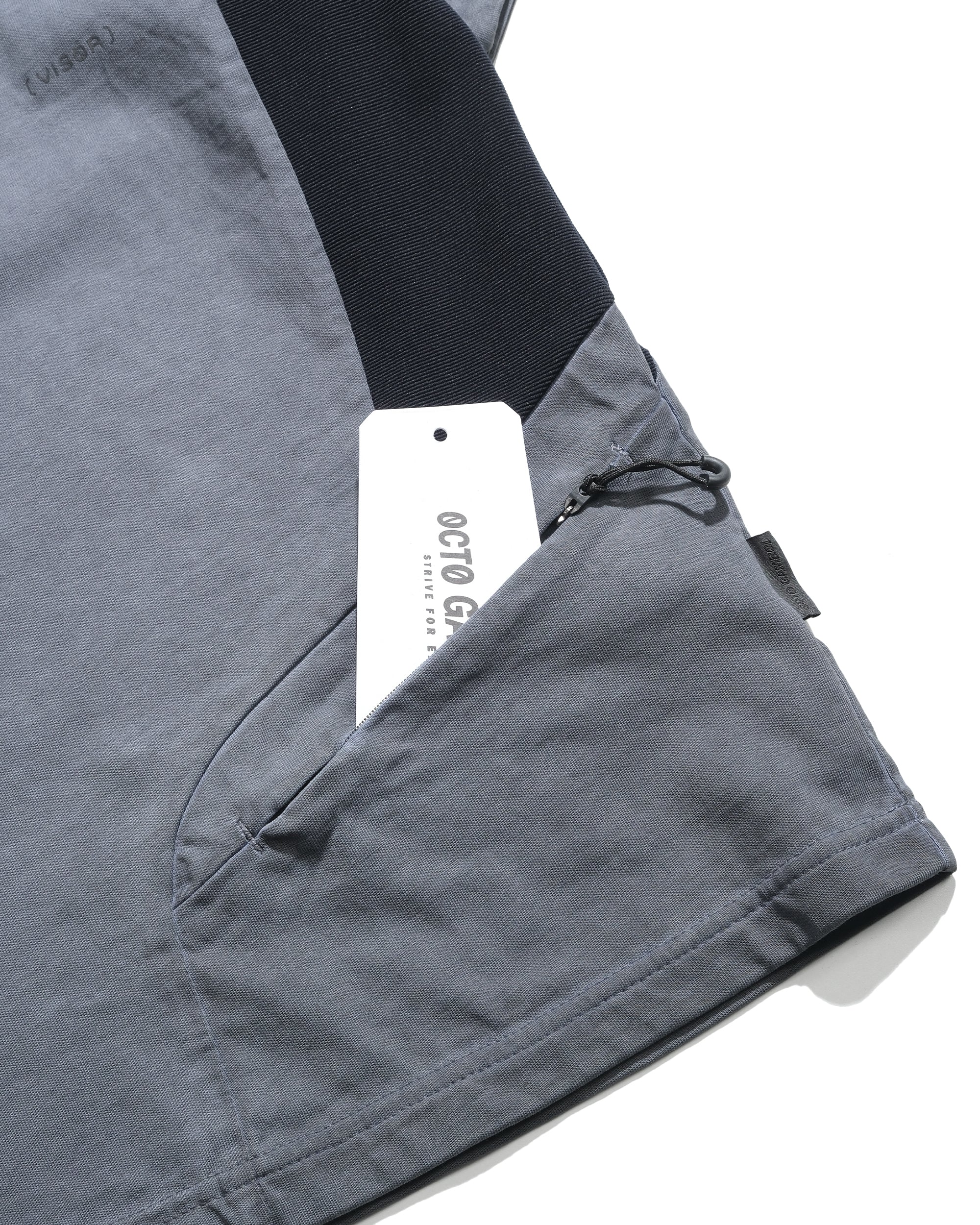 S26-S1-T1 / Visor Washed Panel Tee (Navy)