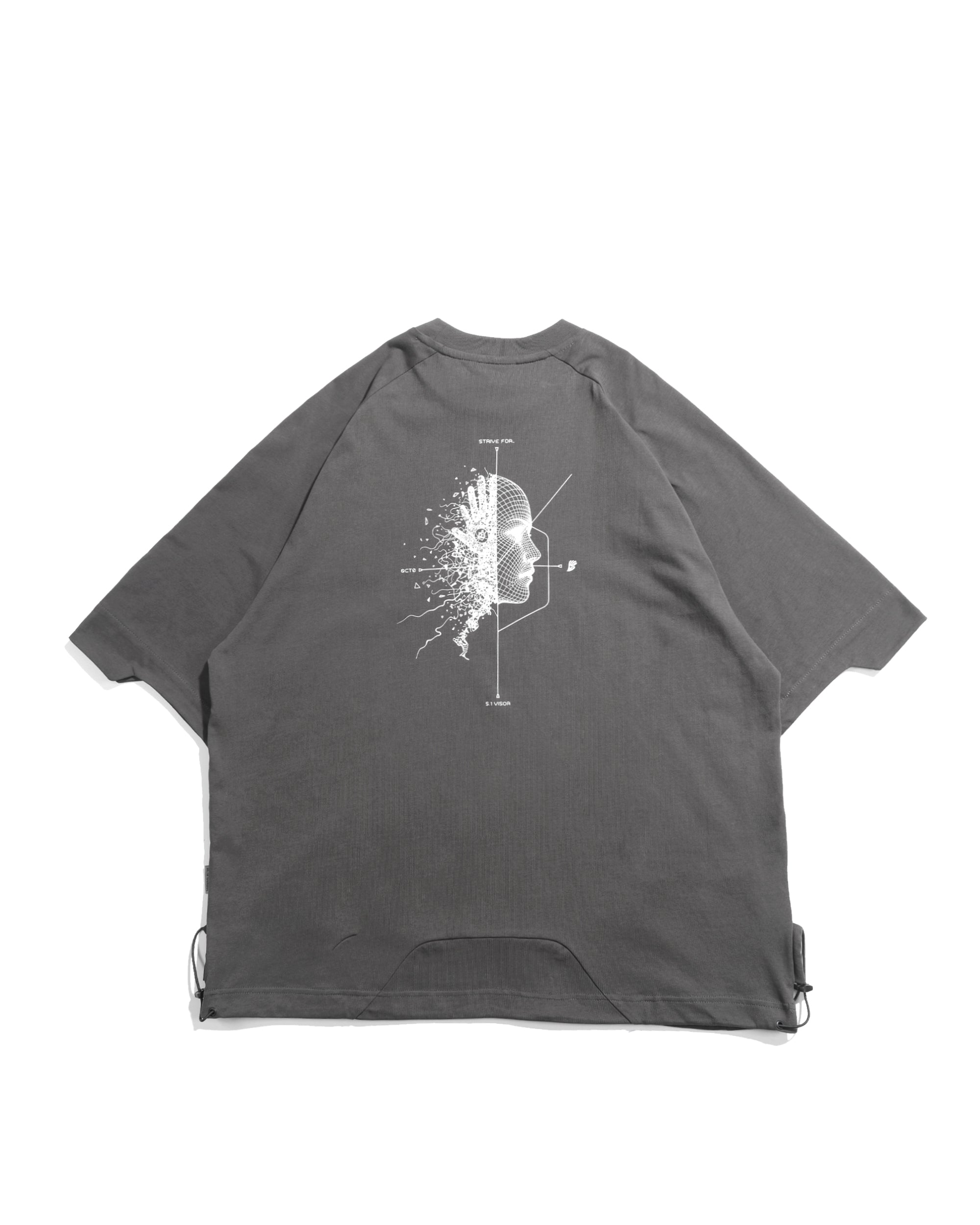 S26-S1-T2 / Visor Print Tee (Grey)