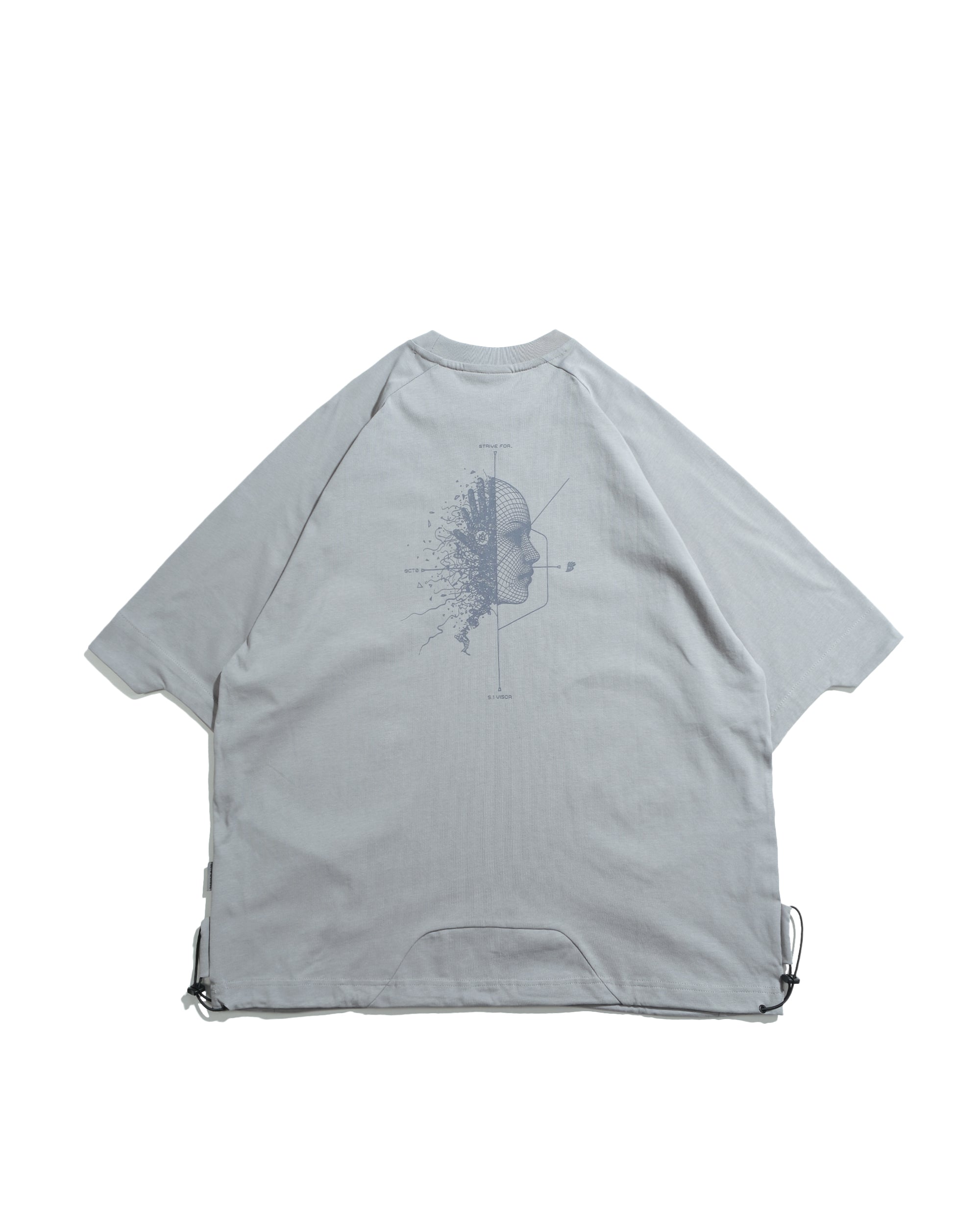 S26-S1-T2 / Visor Print Tee (L-Grey)