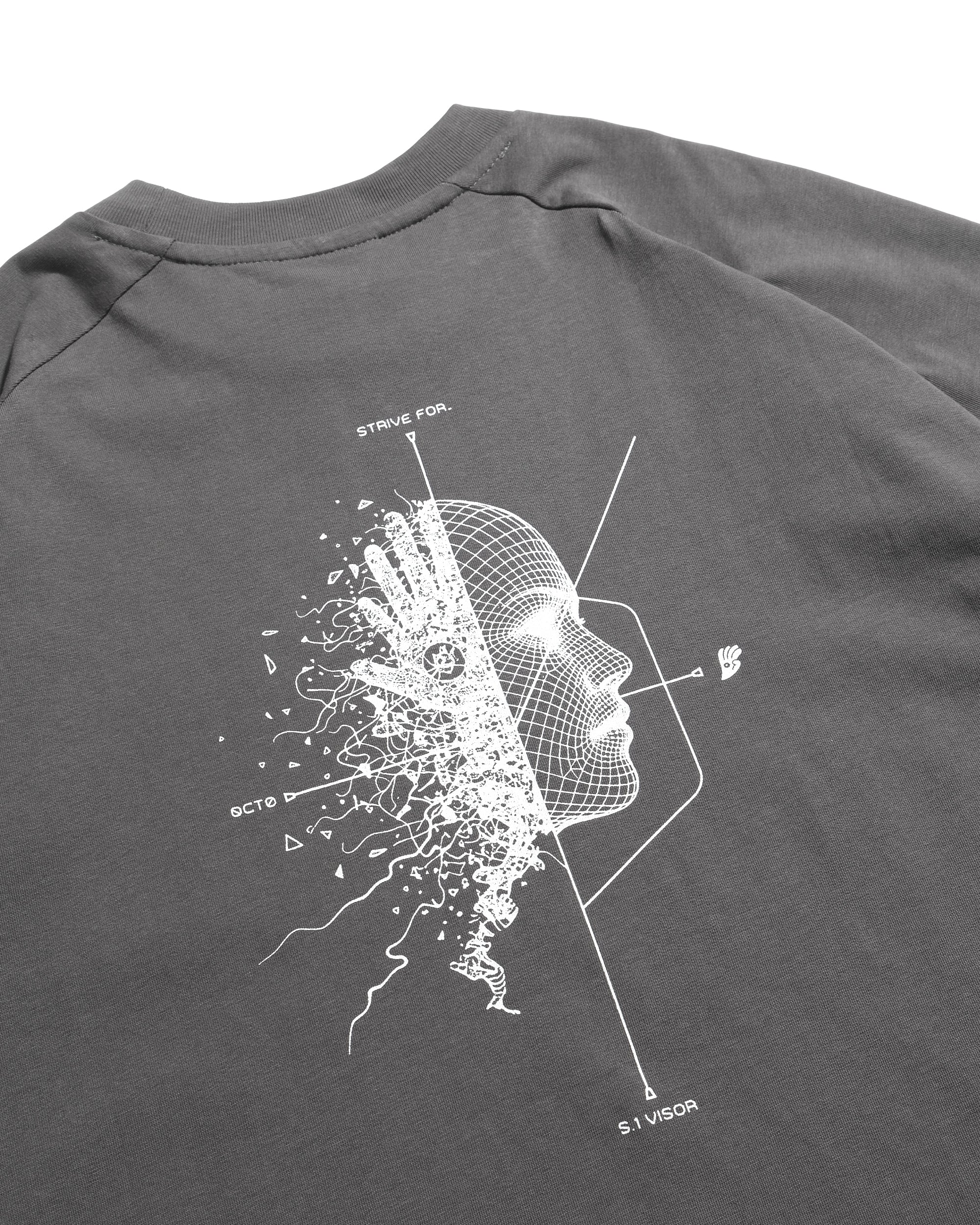 S26-S1-T2 / Visor Print Tee (Grey)