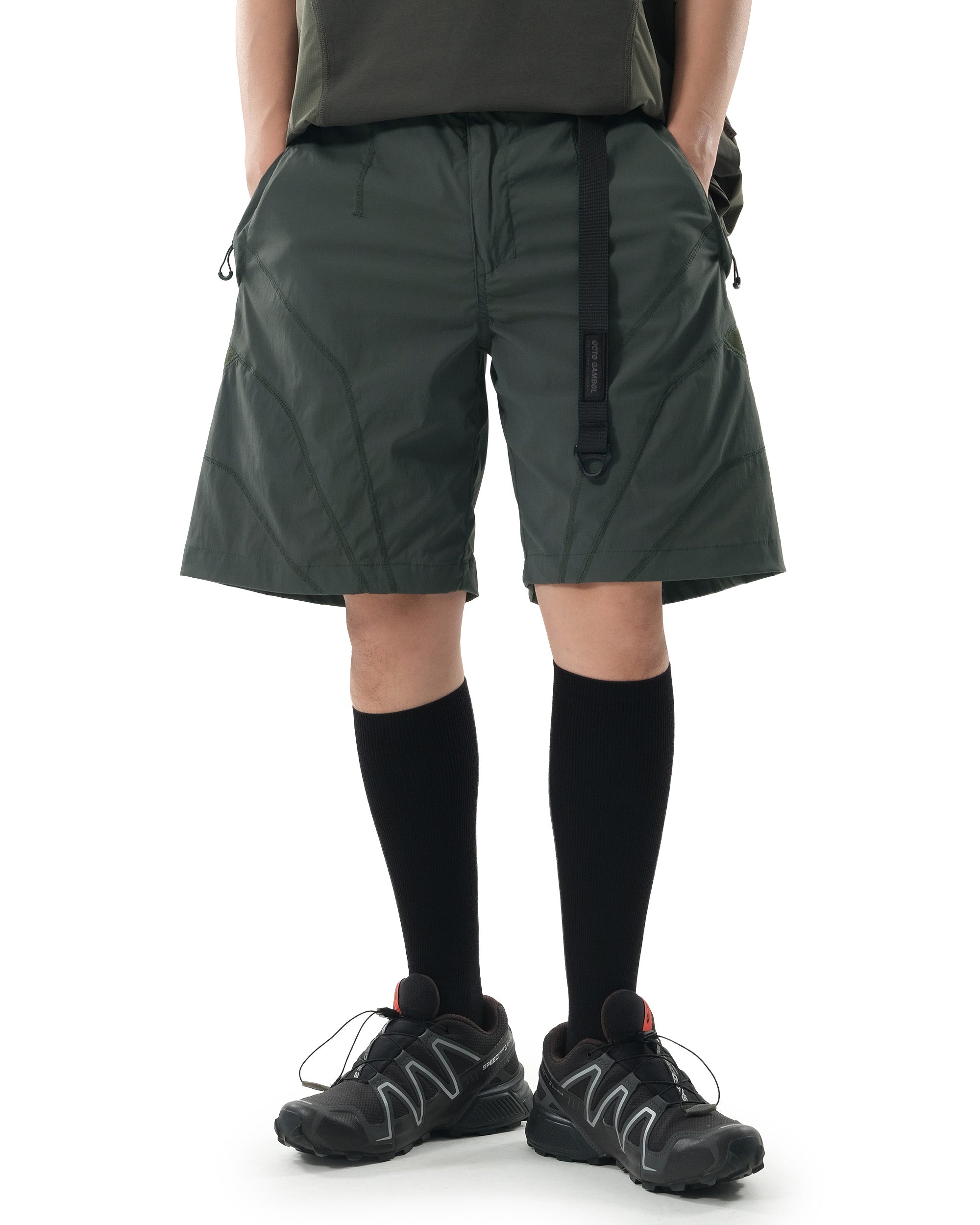 S26-S2-S / Modular Flow Shorts (Green)