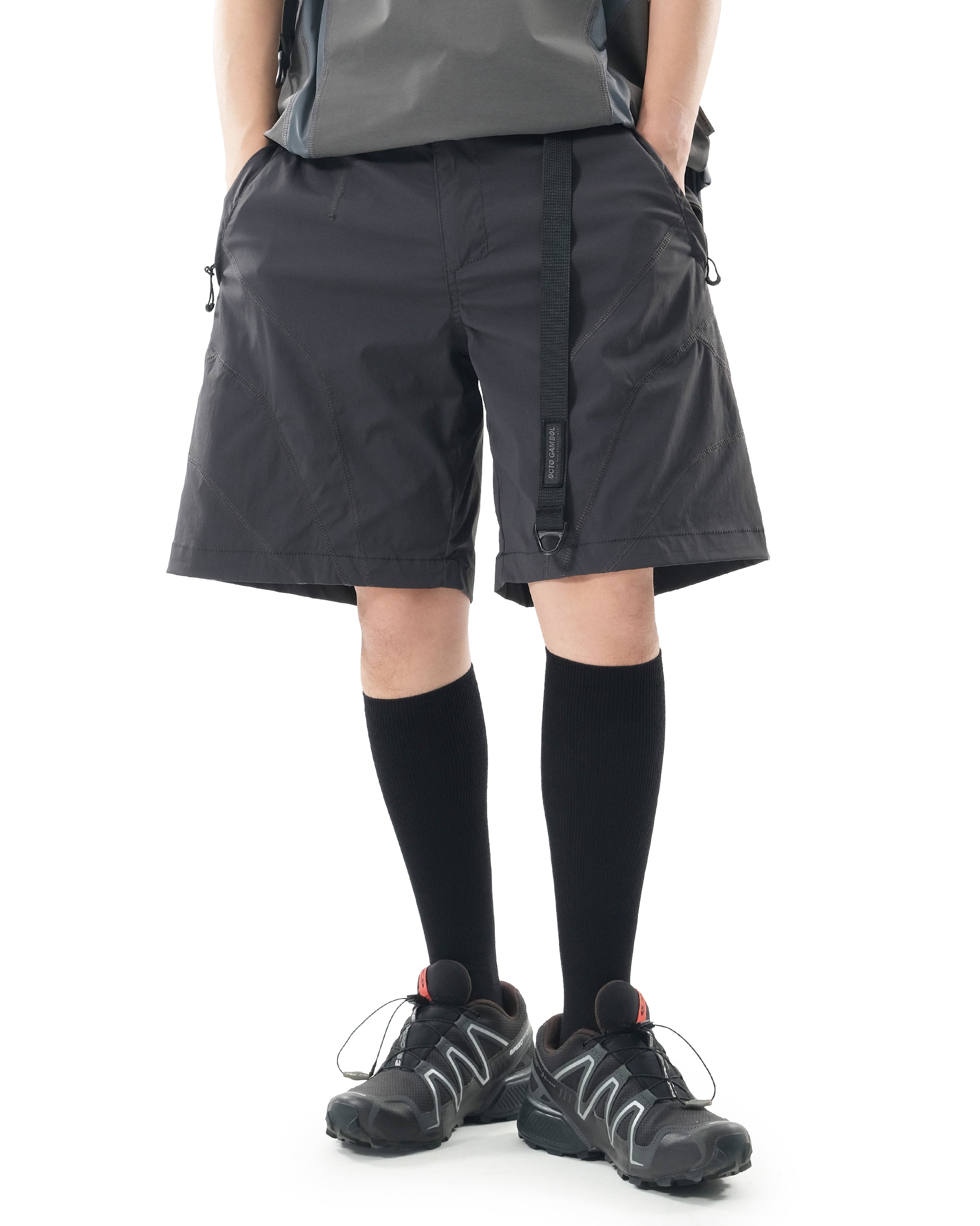 S26-S2-S / Modular Flow Shorts (Grey)