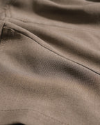 S26-SD1-S / Structured Wide Shorts (Brown)