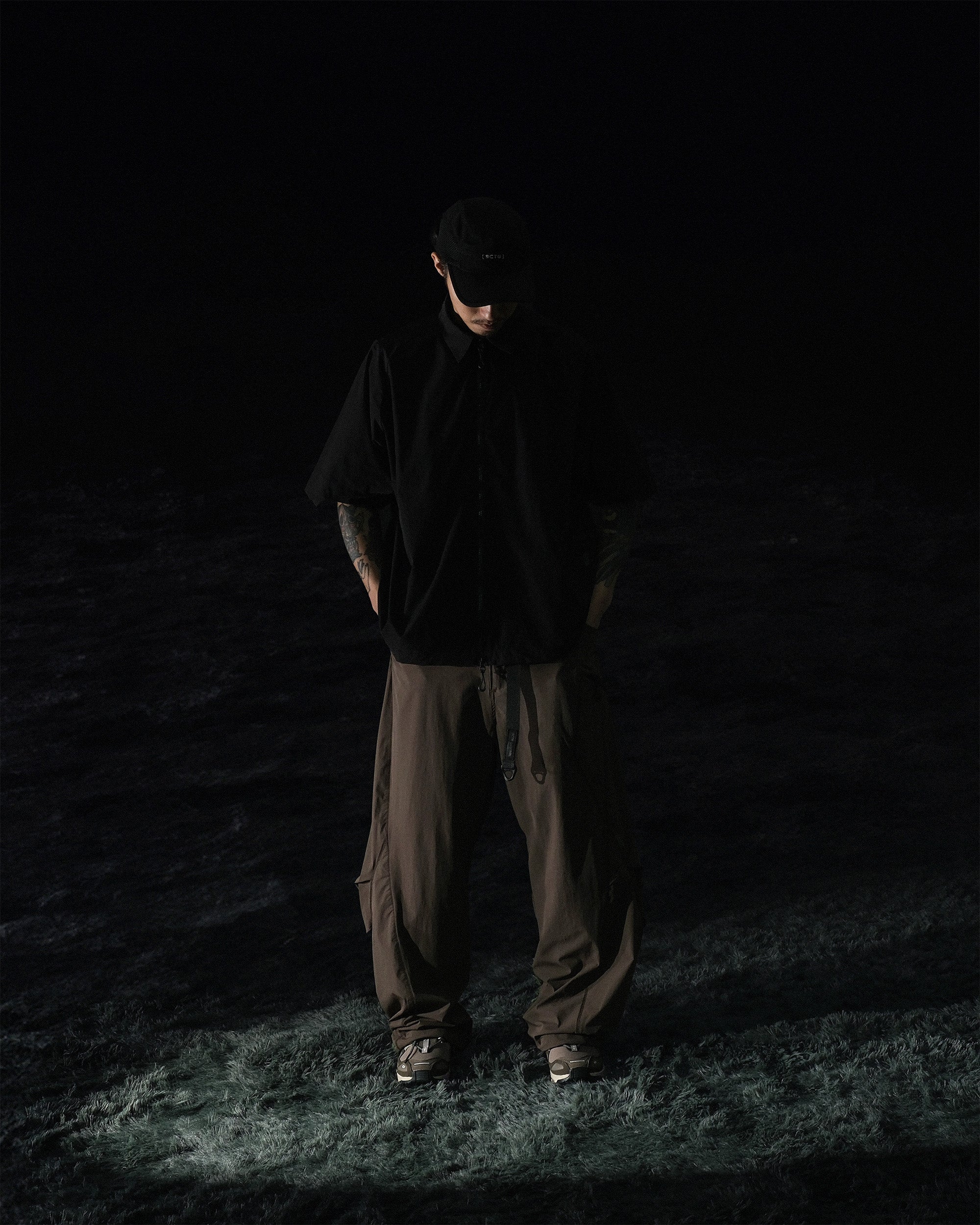 S2/ S25-ST-01 Boxy Shirt (Black)