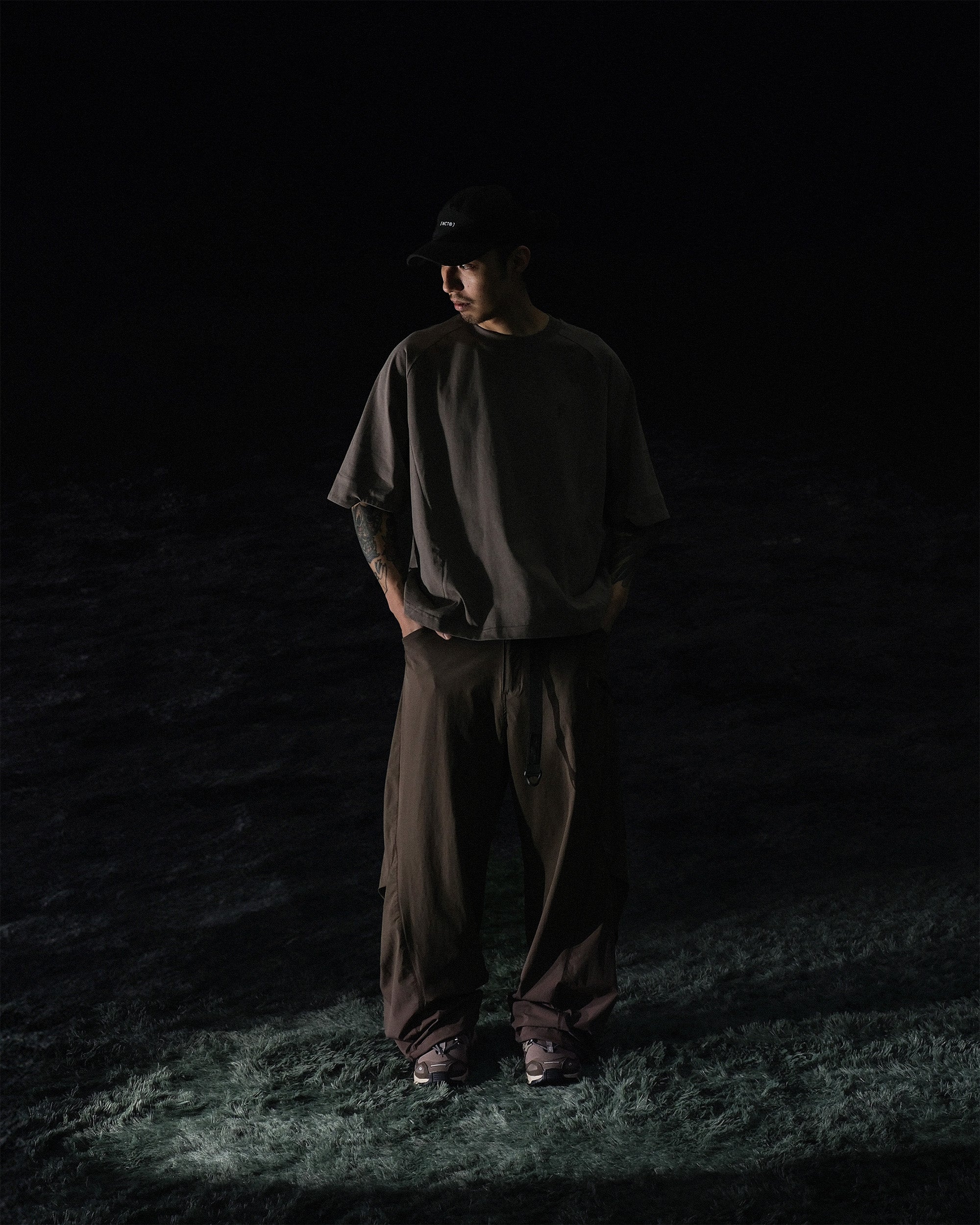 S2/ S25-P-02 Vertical Pants (Brown)