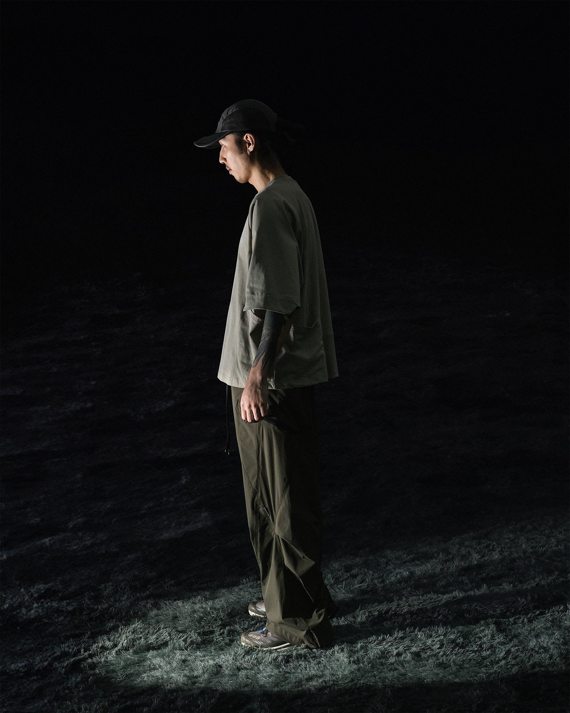 S2/ S25-T-03 Boxy T-Shirt (Pewter Green)