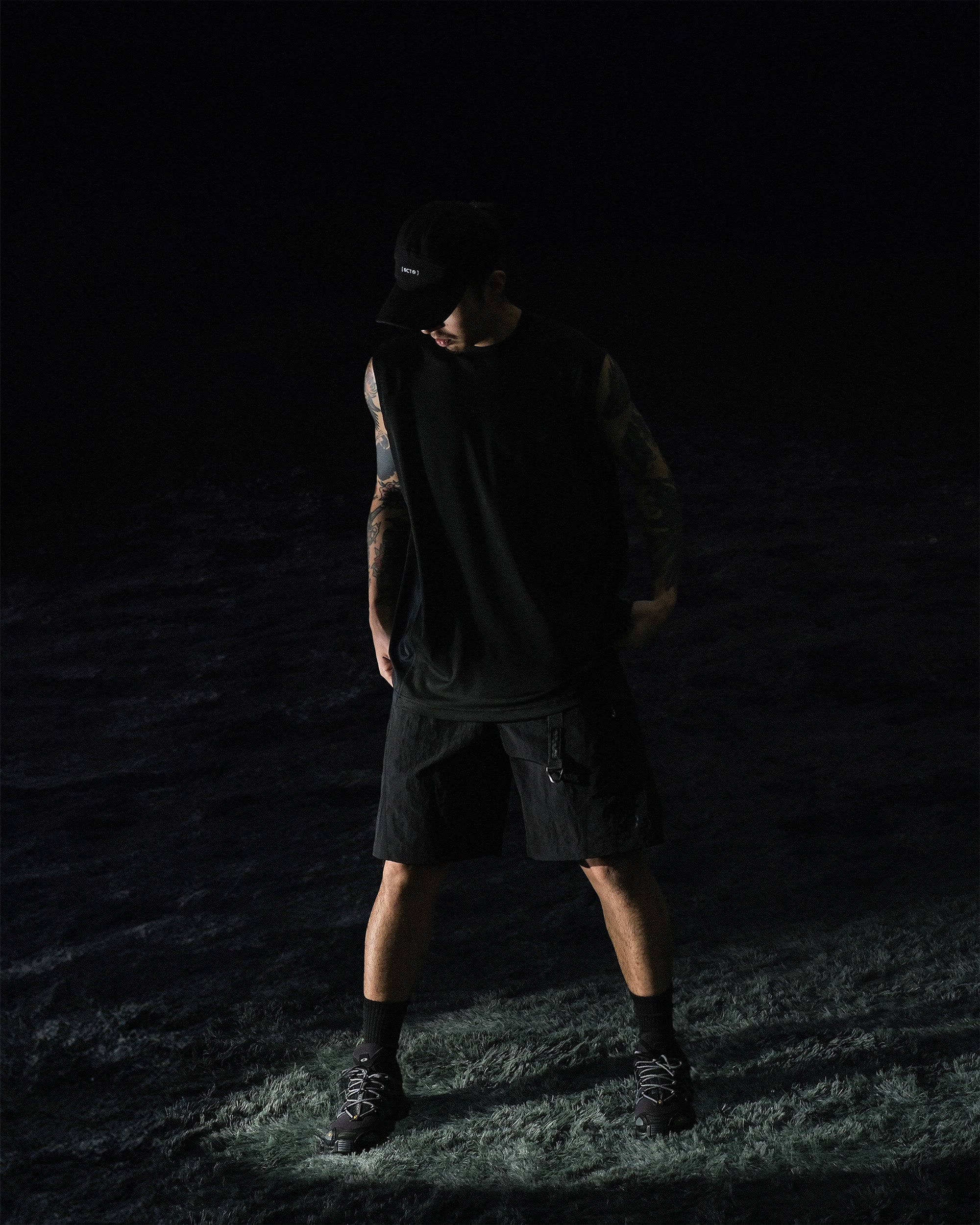 S2/ S25-S-02 Sport Shorts (Black)