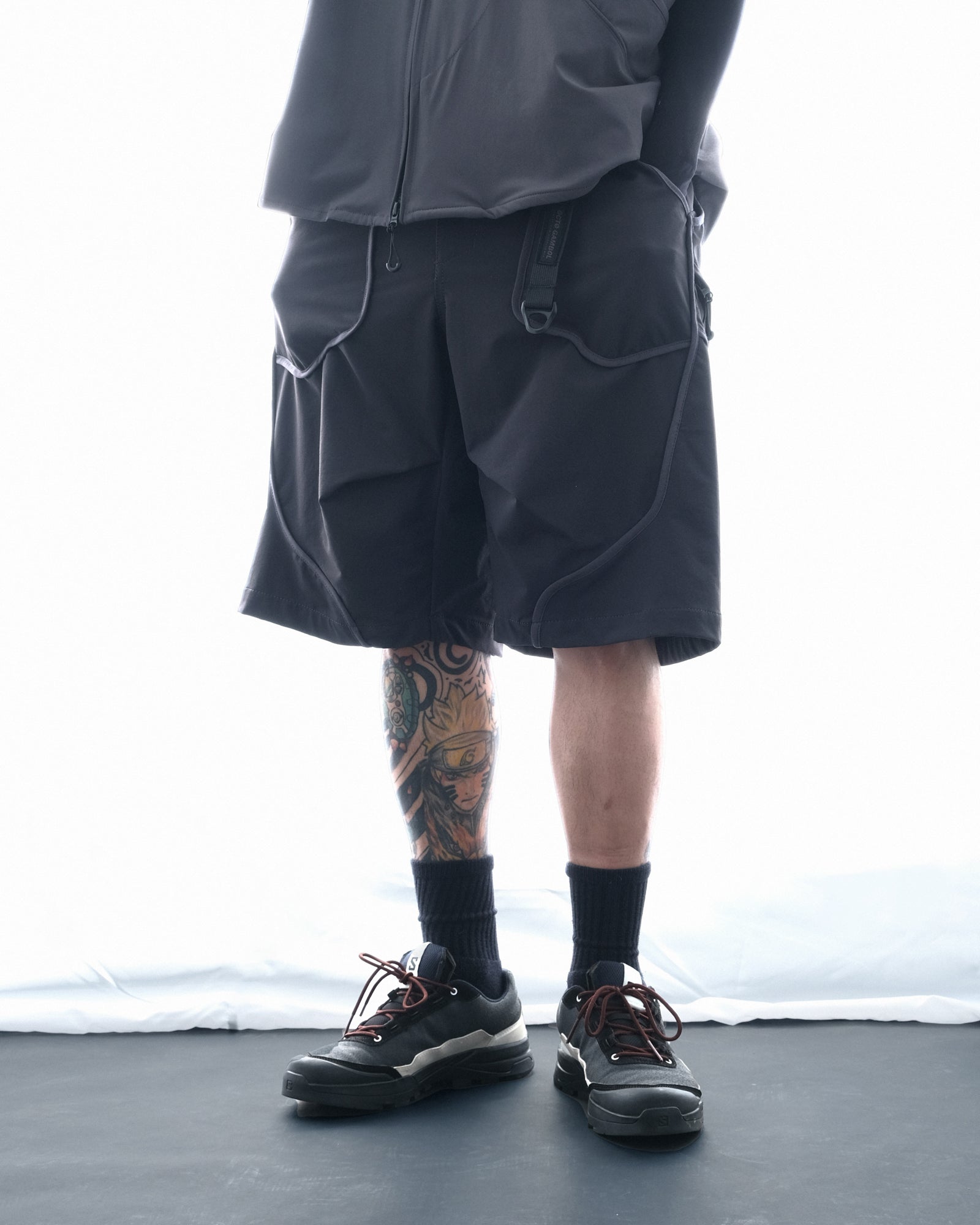 S3/ S25-S-03 Soft Shell Short (Grey)