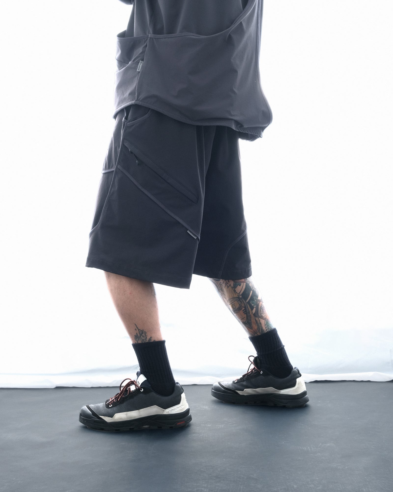 S3/ S25-S-03 Soft Shell Short (Grey)