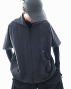 S3/ S25-O-02 Crossable Shirt (Grey)