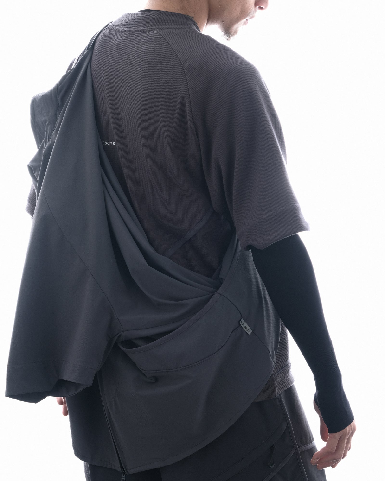 S3/ S25-O-02 Crossable Shirt (Grey)