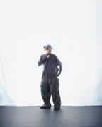S3/ S25-T-04 WaffleT-Shirt (Grey)