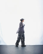 S3/ S25-P-03 Hollow Pocket Baggy Pants (Grey)