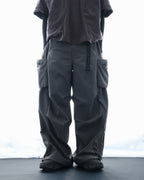 S3/ S25-P-03 Hollow Pocket Baggy Pants (Grey)