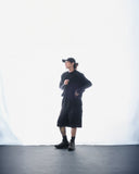 S3/ S25-T-04 WaffleT-Shirt (Black)