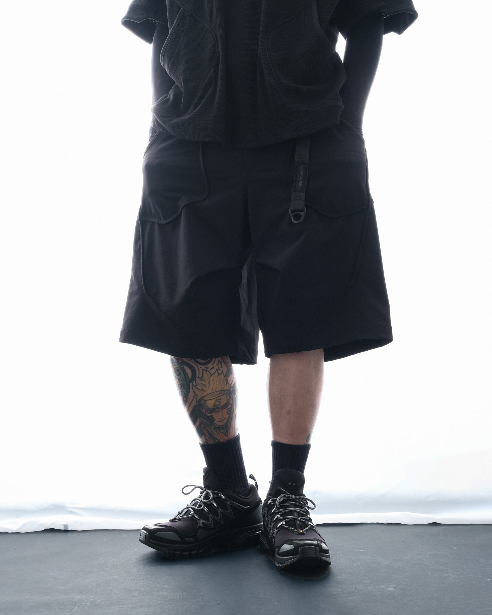 S3/ S25-S-03 Soft Shell Short (Black)