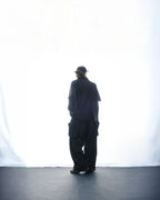 S3/ S25-P-03 Hollow Pocket Baggy Pants (Black)