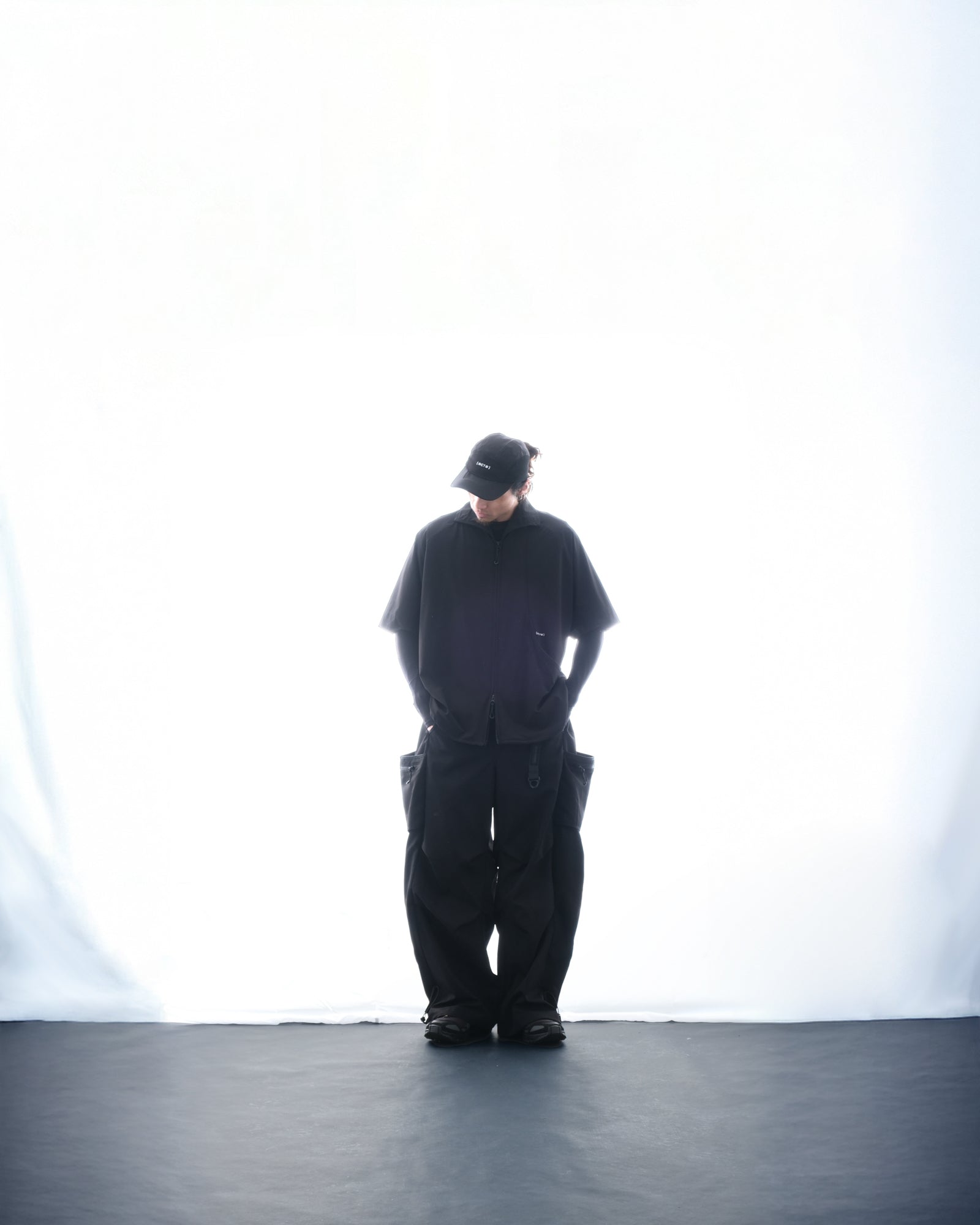 S3/ S25-O-02 Crossable Shirt (Black)