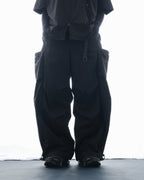 S3/ S25-P-03 Hollow Pocket Baggy Pants (Black)