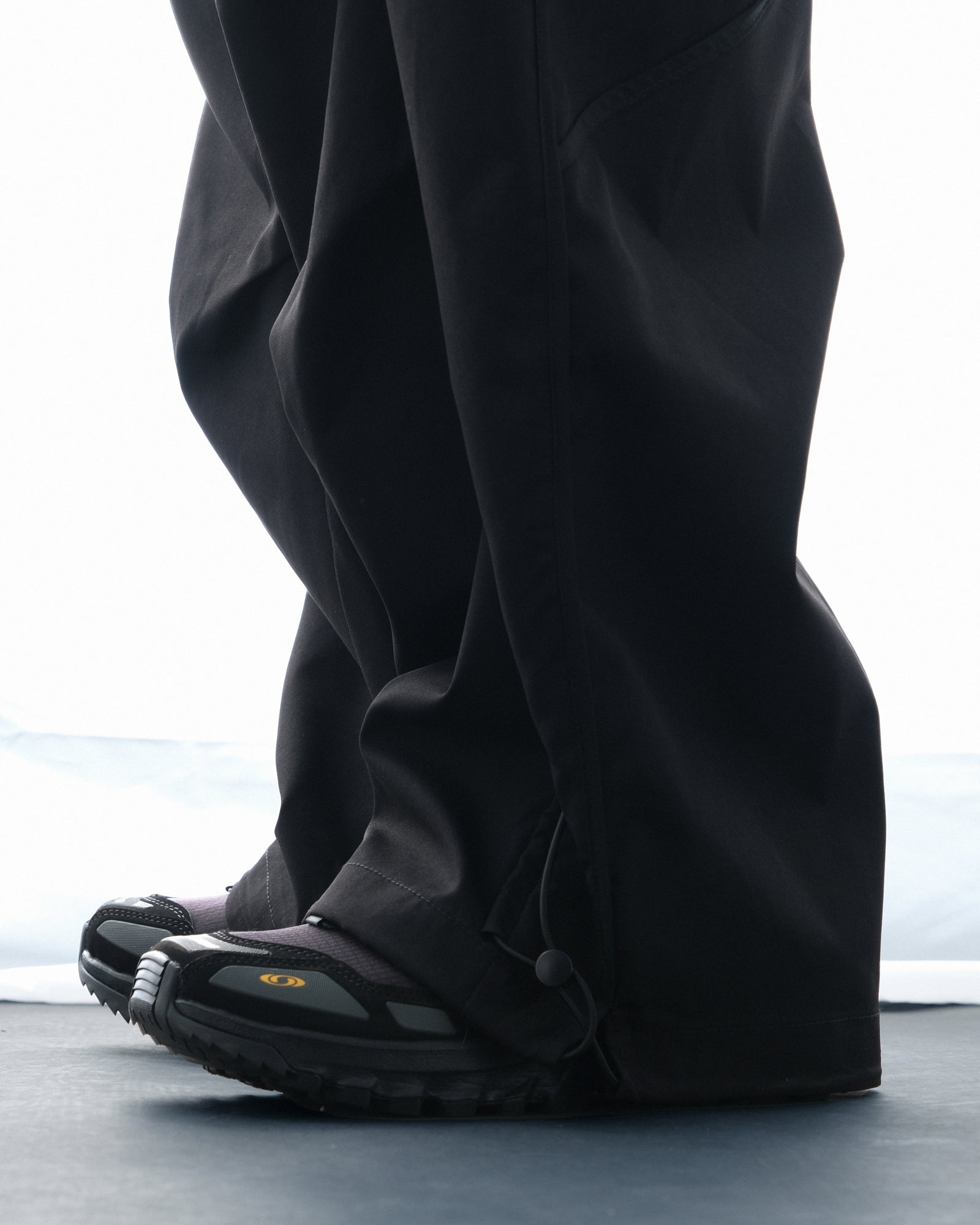 S3/ S25-P-03 Hollow Pocket Baggy Pants (Black)