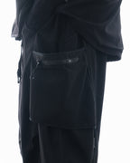 S3/ S25-P-03 Hollow Pocket Baggy Pants (Black)