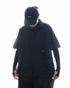 S3/ S25-O-02 Crossable Shirt (Black)