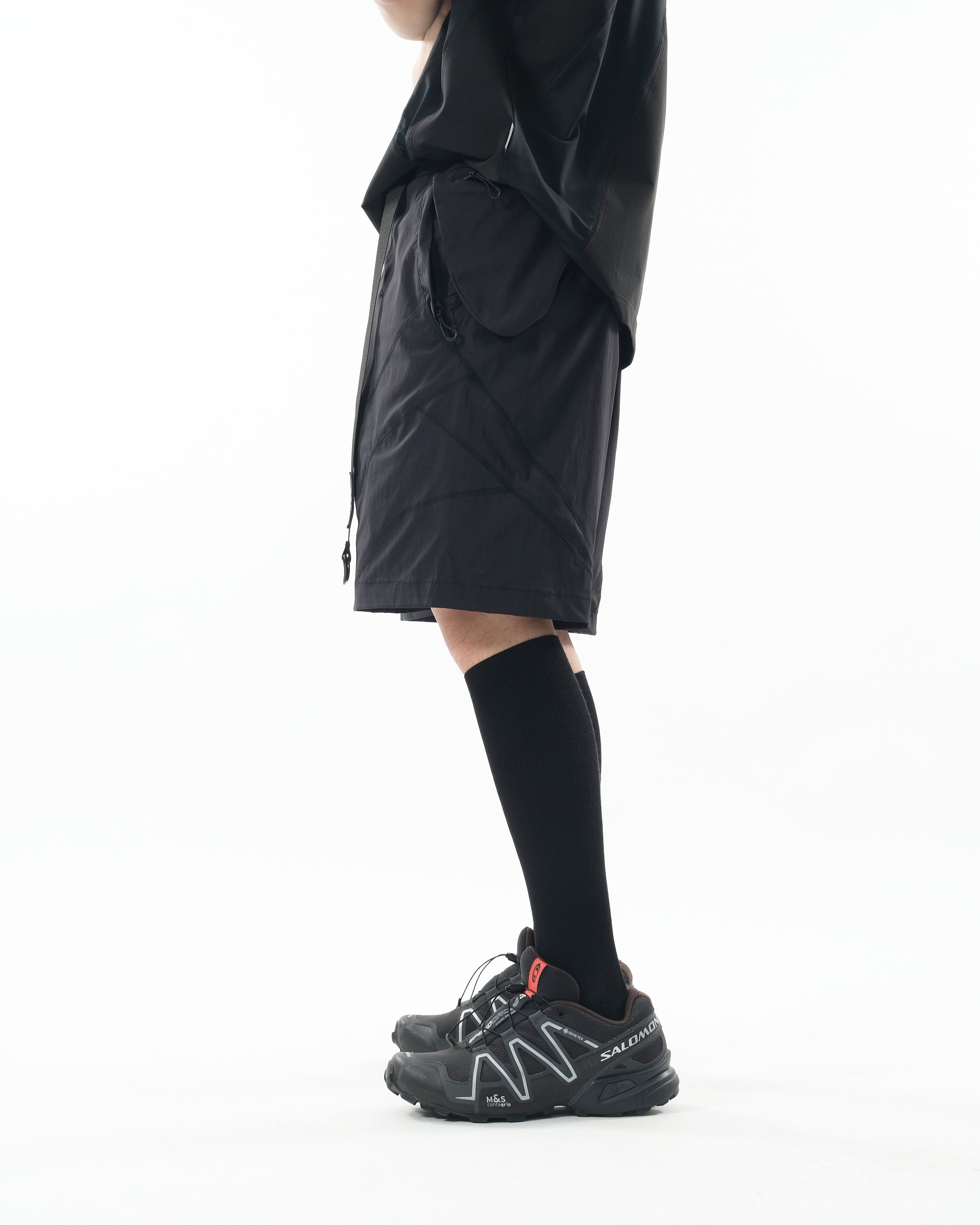 S26-S2-S / Modular Flow Shorts (Black)