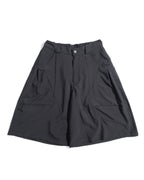 S26-SD1-S / Structured Wide Shorts (Black)