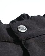S26-SD1-S / Structured Wide Shorts (Black)
