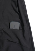 S26-SD1-S / Structured Wide Shorts (Black)