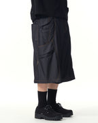 S26-C2-S / Offset Void Shorts (N-Black)