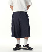 S26-C2-S / Offset Void Shorts (Navy)