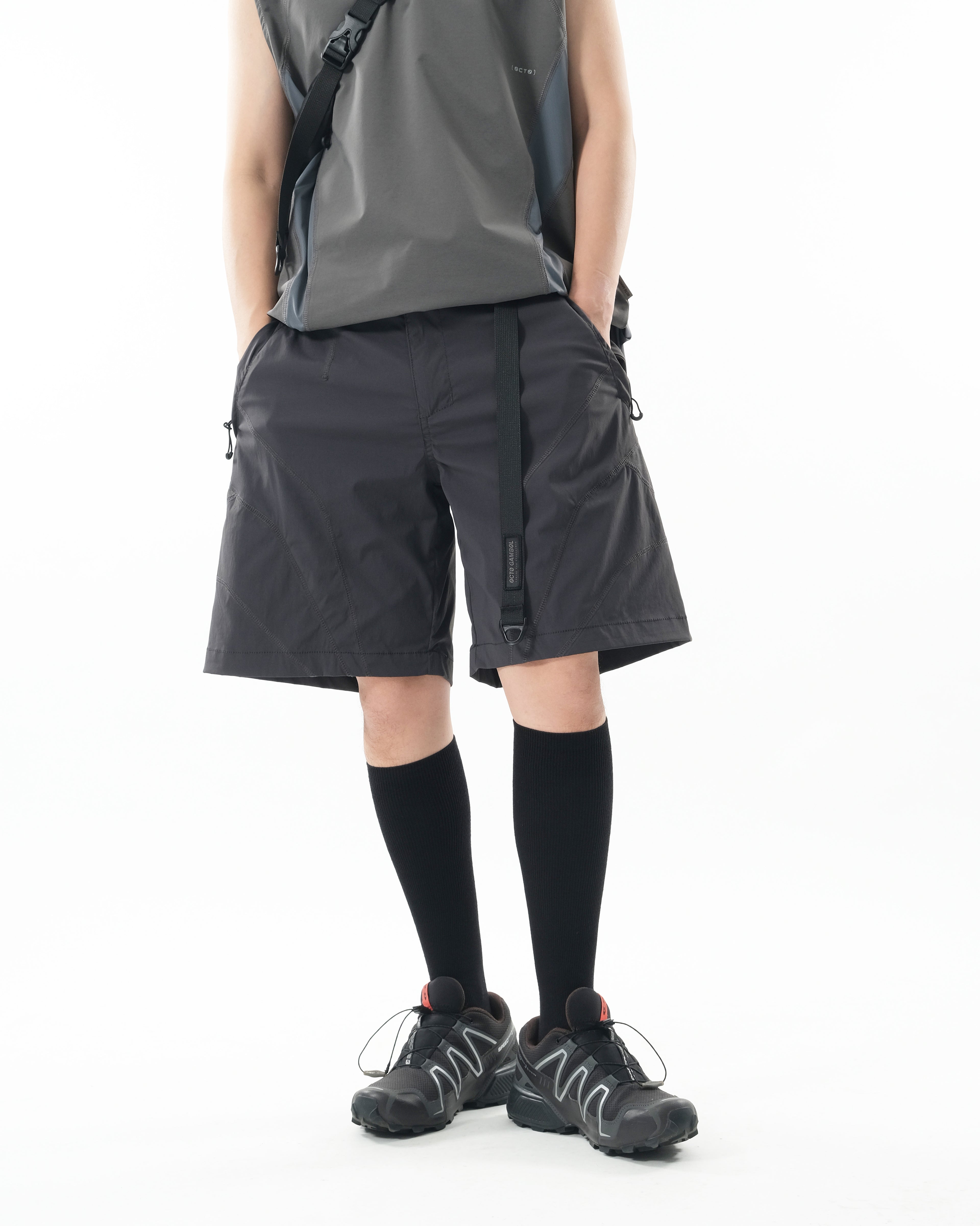 S26-S2-S / Modular Flow Shorts (Grey)
