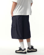 S26-C2-S / Offset Void Shorts (Navy)