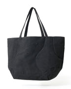 A26-SD1-B  / Curved Panel Tote Bag (Black)