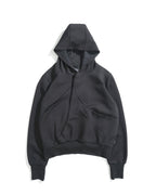 A26-SD1-H / Layered Arc Hoodie (Black)