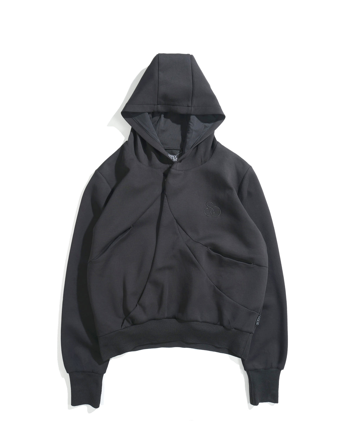 A26-SD1-H / Layered Arc Hoodie (Black)