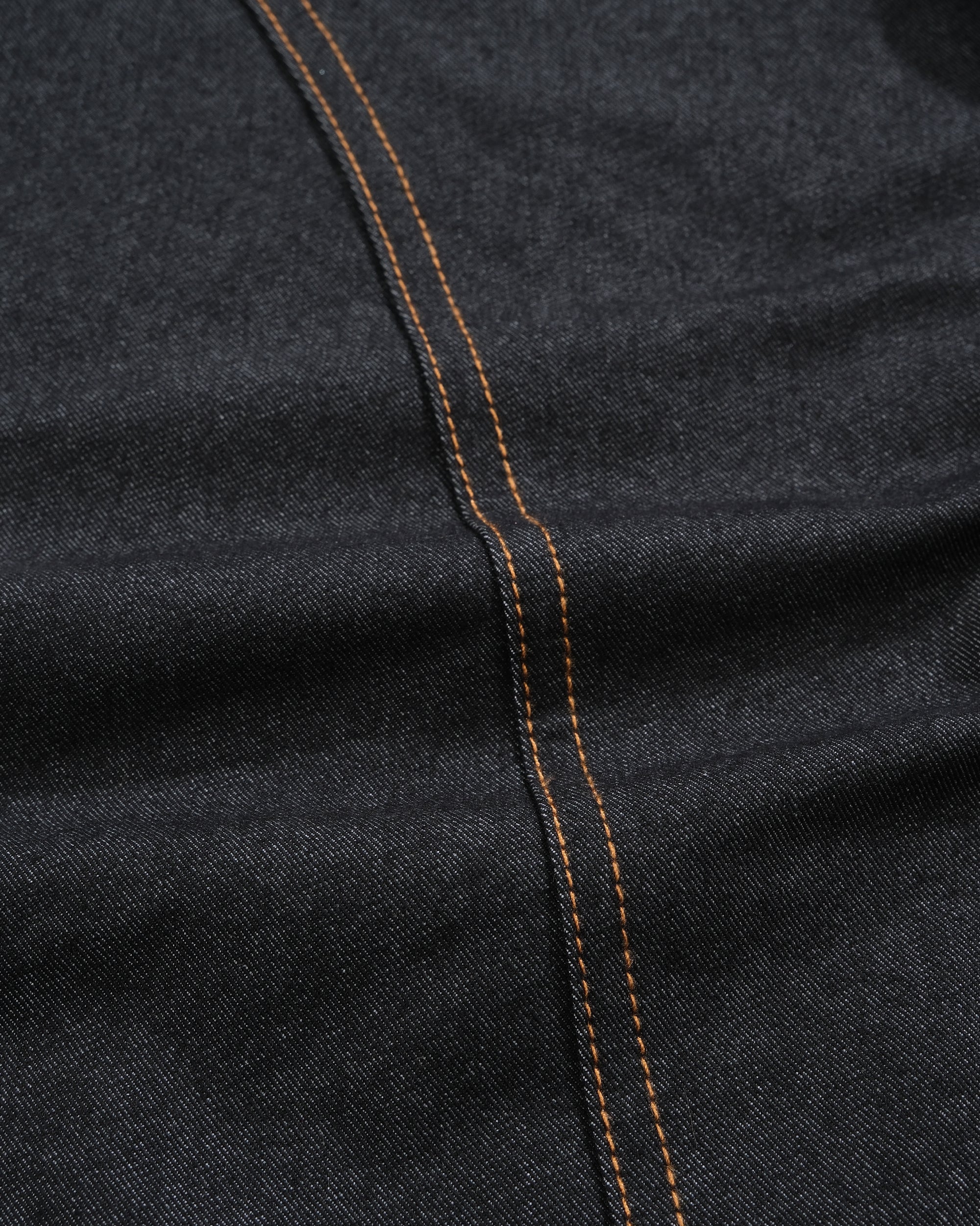 S26-SD3-P / Race Line Denim Pants (N-Black)