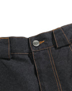 S26-SD3-P / Race Line Denim Pants (N-Black)