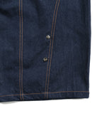S26-SD3-P / Race Line Denim Pants (Navy)