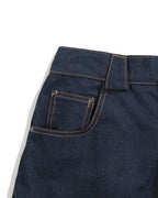 S26-SD3-P / Race Line Denim Pants (Navy)