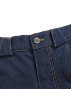 S26-SD3-P / Race Line Denim Pants (Navy)