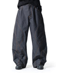 S26-SD3-P / Race Line Denim Pants (N-Black)
