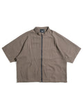 S26-SD1-ST / S-Flow Zip Shirt (Brown)