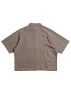 S26-SD1-ST / S-Flow Zip Shirt (Brown)