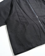 S26-SD1-ST / S-Flow Zip Shirt (Black)