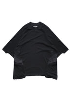 S1/ S25-T-01 Tornado patchwork T-shirt (Black)