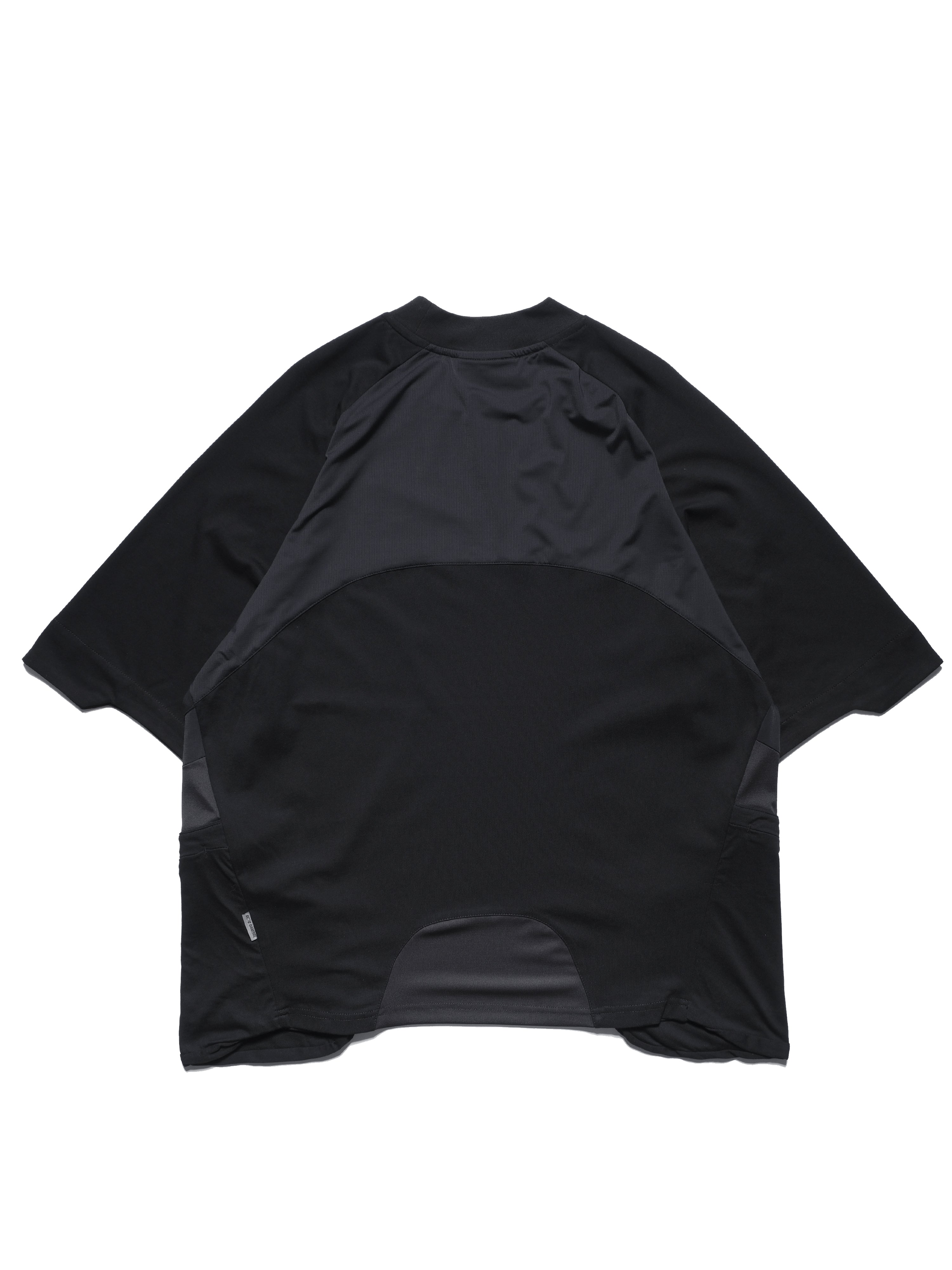 S1/ S25-T-01 Tornado patchwork T-shirt (Black)