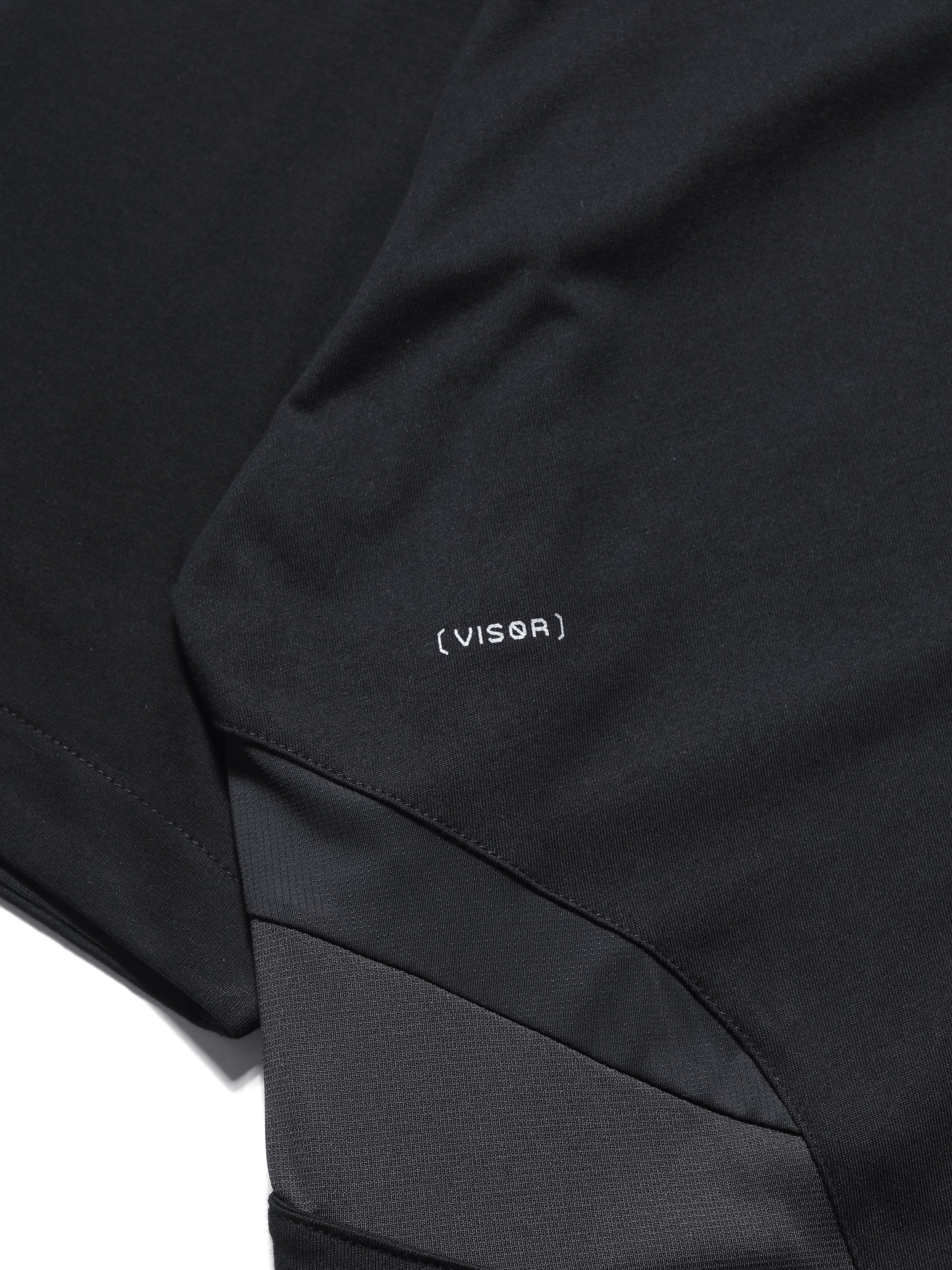 S1/ S25-T-01 Tornado patchwork T-shirt (Black)